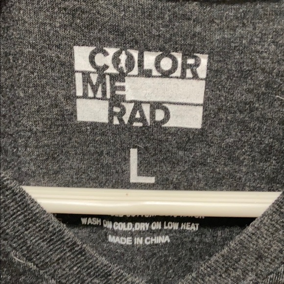 Heather Grey Color Me Rad Tee - Picture 3 of 5
